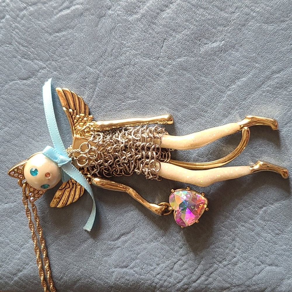 Betsy Johnson Cat Necklace